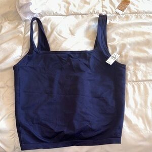 Aerie Offline Navy Square Neck Tank Top - new with tags